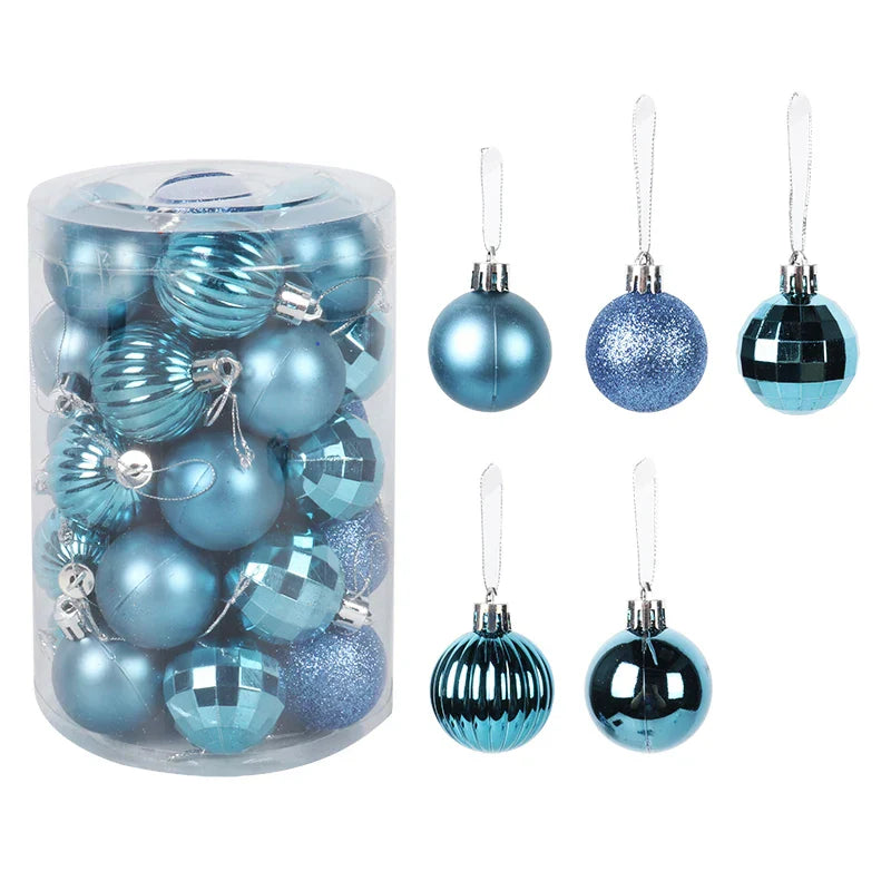 Ornement pour sapin de Noël - Ensemble de boules vibrantes