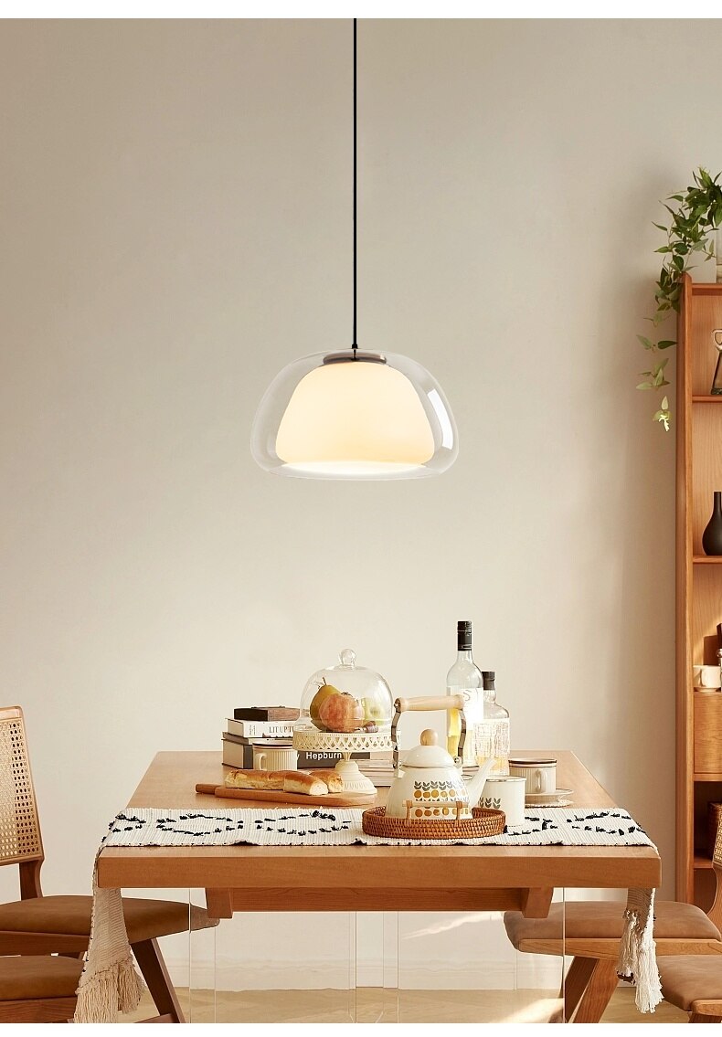 Vela - Luminaires Suspendus LED Modernes | Éclairage à dôme en verre réglable