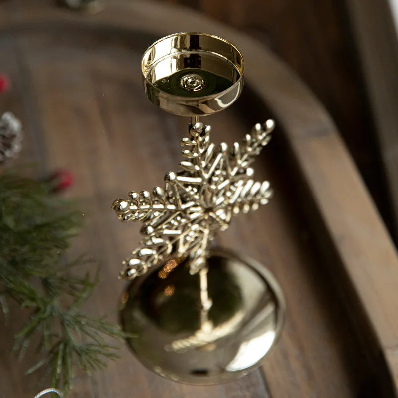 Glow - Support de bougie en forme d'étoile et d'arbre de Noël