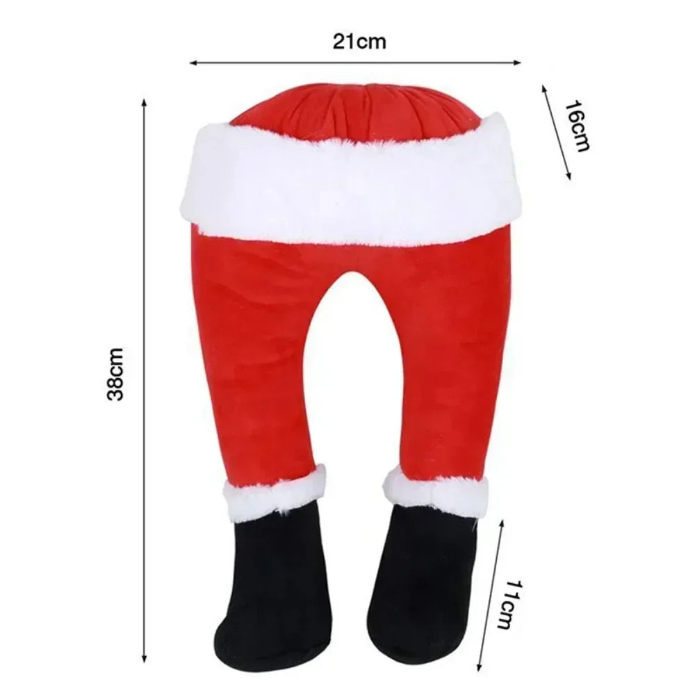 Jambes du Père Noël - Décoration de Noël avec les jambes du Père Noël
