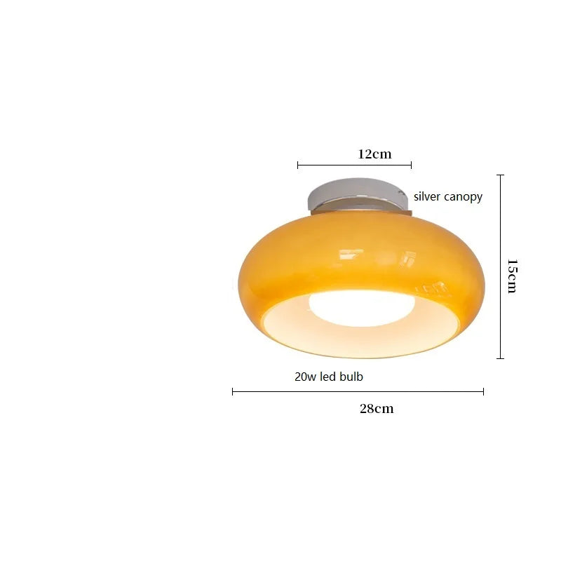 Orvalo - Luminaire Suspension en Verre et Cuivre | Design nordique moderne avec douille E27