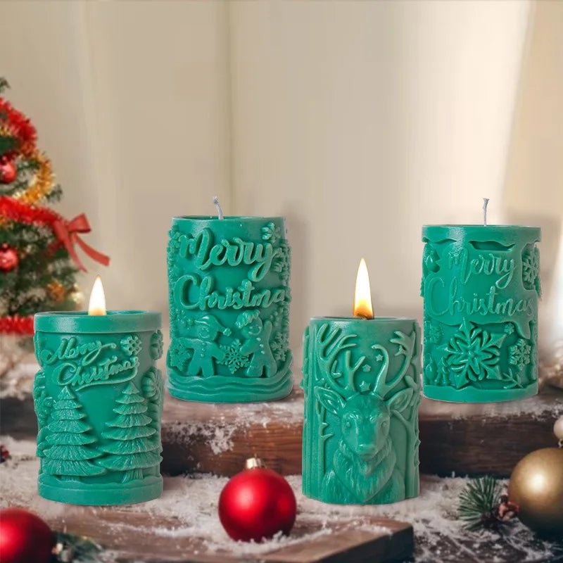 JoyMold – Moule Cylindrique Élégant de Noël