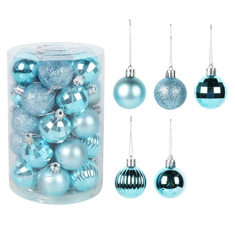 Ornement pour sapin de Noël - Ensemble de boules vibrantes