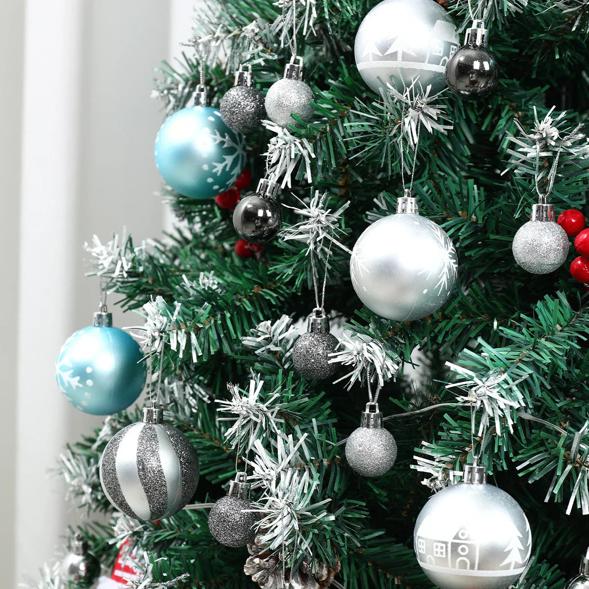 Ornements de Noël métalliques ShinyHoliday