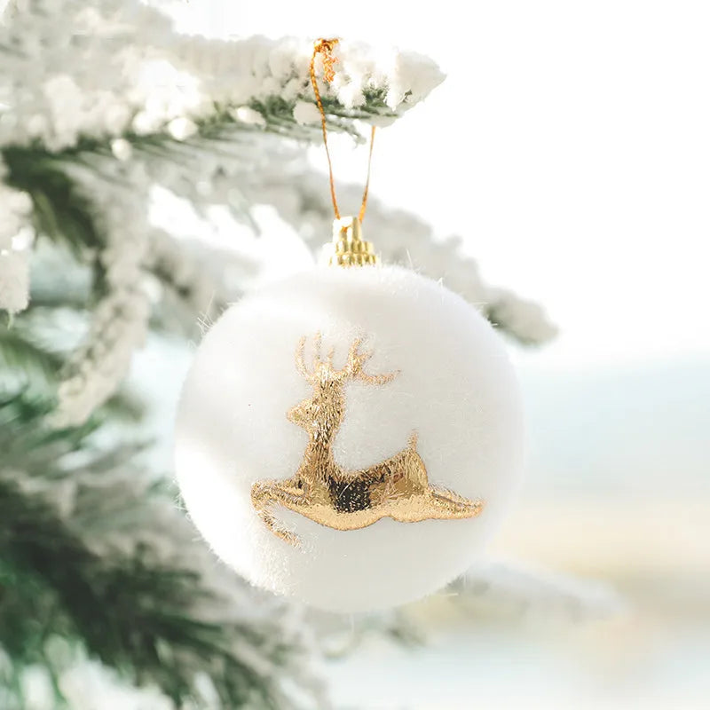 Noël Blanc | Boules de Noël en mousse blanche