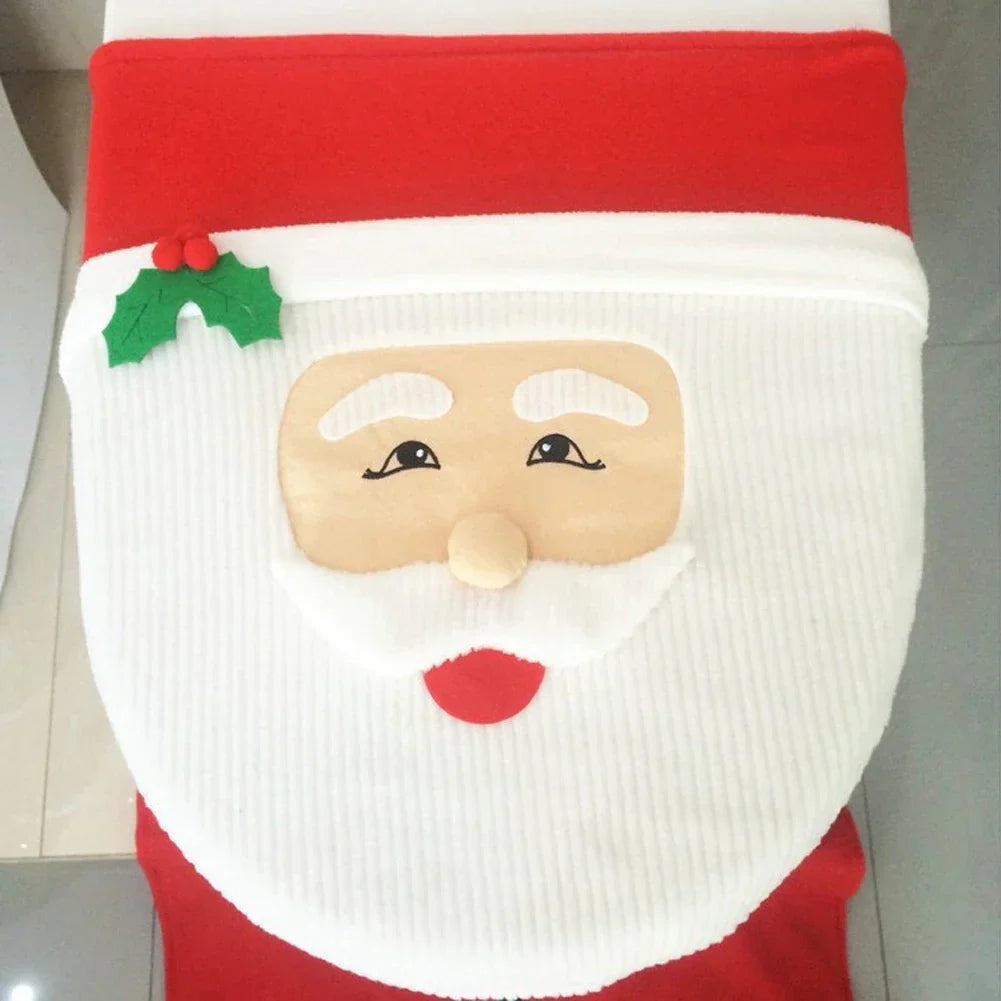 JollySanta | Couvre WC avec design de Noël