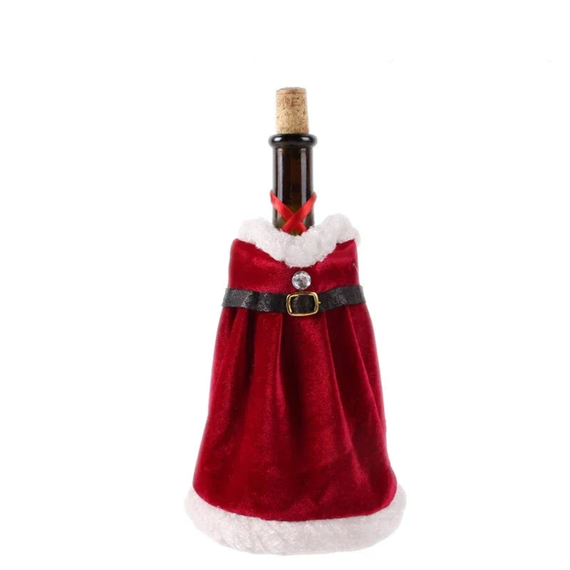 Réchauffeur de vin - Housse de bouteille de vin pour Noël