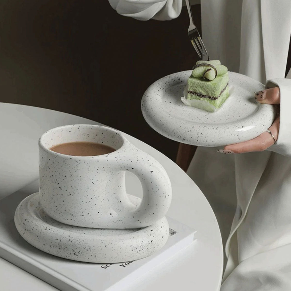 Mug à expresso en céramique épaisse | Élégant, Durable, Parfait pour l'espresso