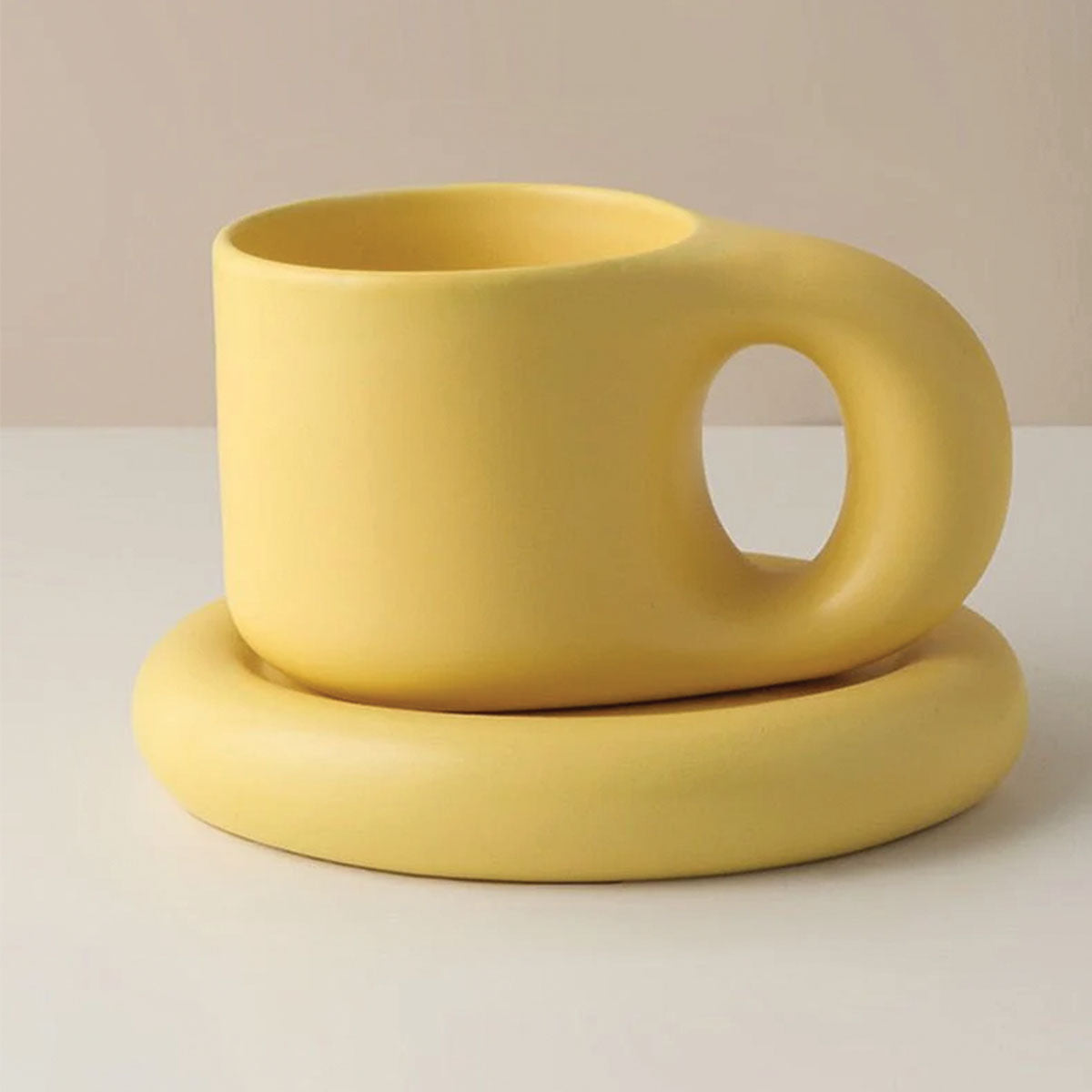 Mug à expresso en céramique épaisse | Élégant, Durable, Parfait pour l'espresso