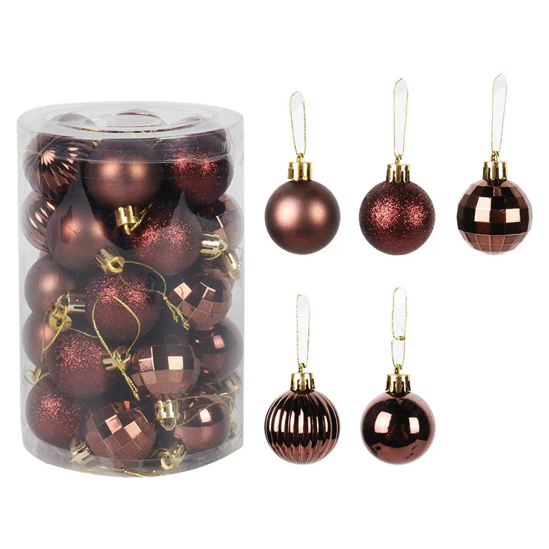 Ornement pour sapin de Noël - Ensemble de boules vibrantes