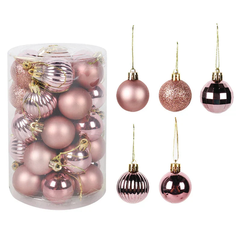 Ornement pour sapin de Noël - Ensemble de boules vibrantes