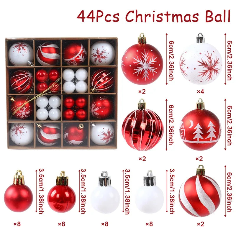 Ornements de Noël métalliques ShinyHoliday