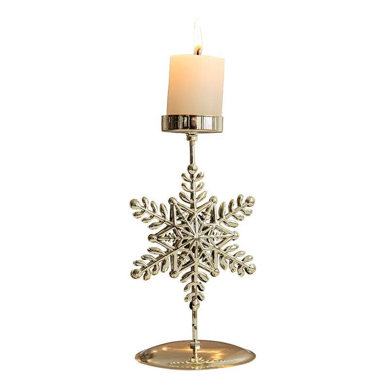 Glow - Support de bougie en forme d'étoile et d'arbre de Noël