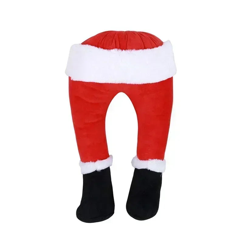 Jambes du Père Noël - Décoration de Noël avec les jambes du Père Noël