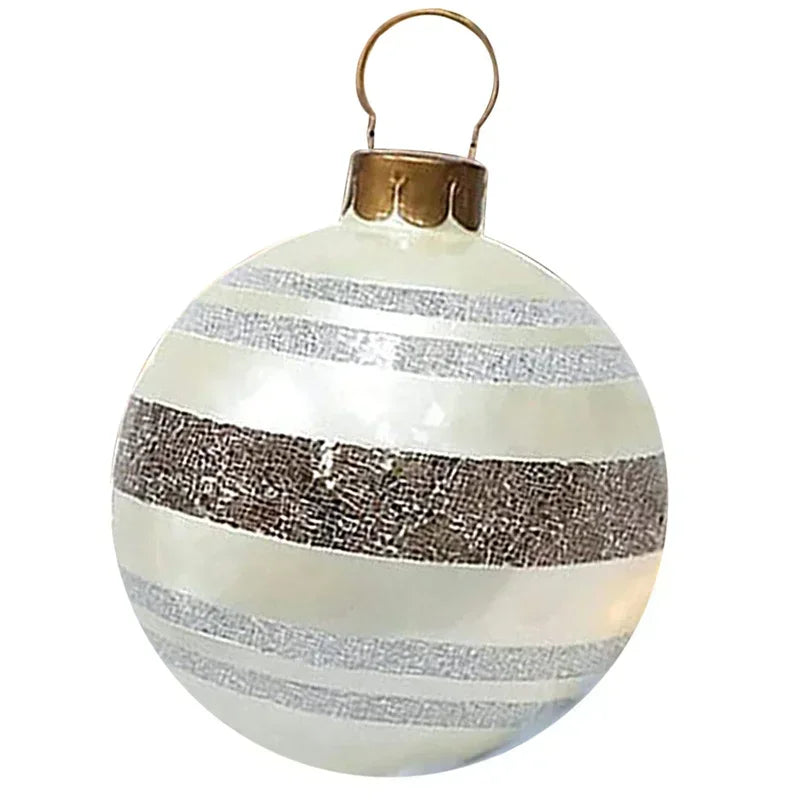 Ornement de jardin | énorme boule de Noël gonflable en PVC