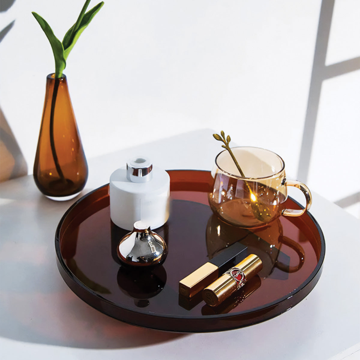 Villa - Plateau de Service en Acrylique | Décoration et Présentation Moderne