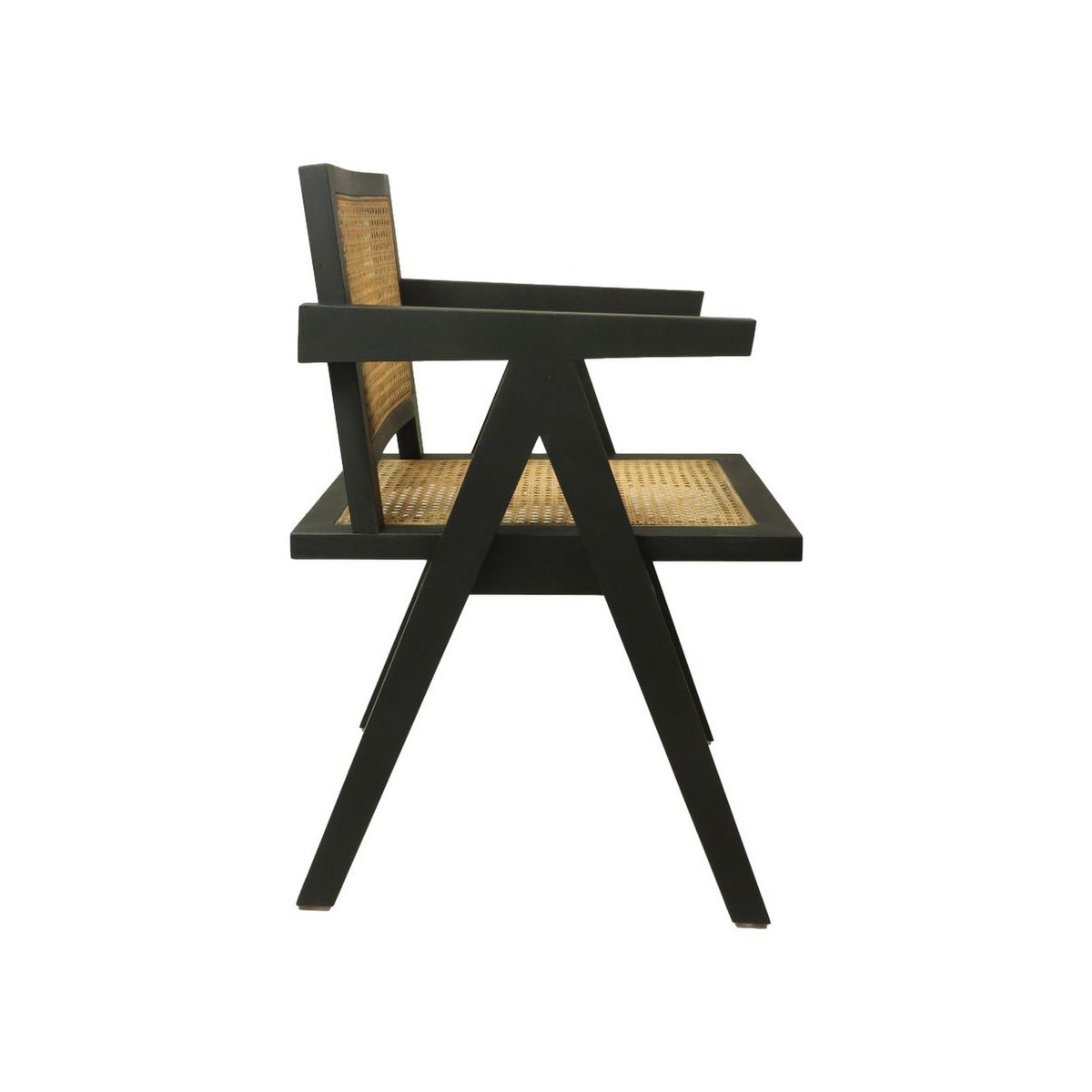 Chaise de Salle à Manger Style Bohème | Chaises Élégantes en Rotin Noir et Naturel