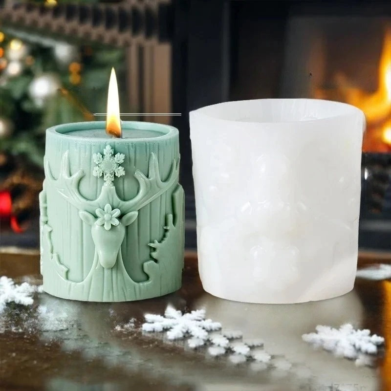 JoyMold – Moule Cylindrique Élégant de Noël