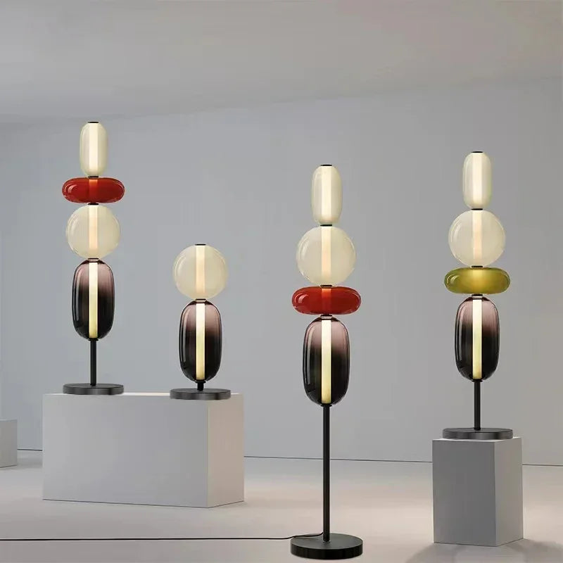 RomaGlow | Lampe en verre coloré italienne