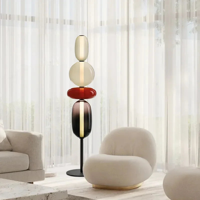RomaGlow | Lampe en verre coloré italienne