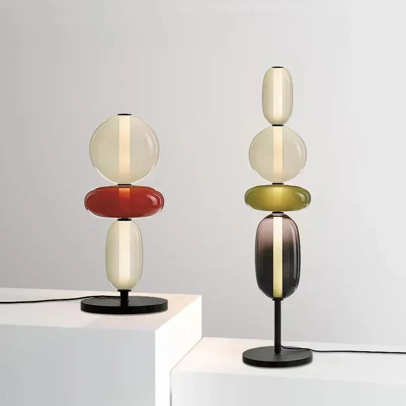 RomaGlow | Lampe en verre coloré italienne