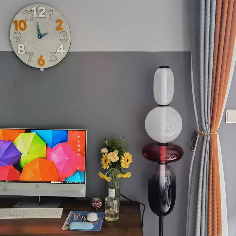 RomaGlow | Lampe en verre coloré italienne