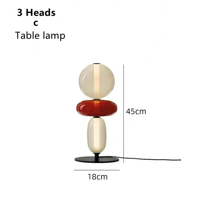 RomaGlow | Lampe en verre coloré italienne