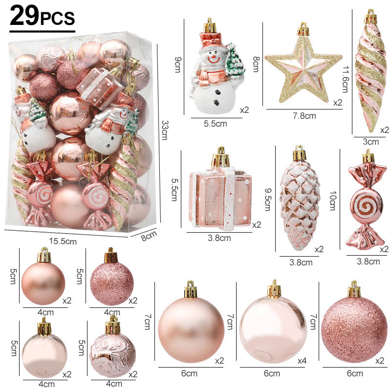 Boules scintillantes | Ornements de sapin de Noël