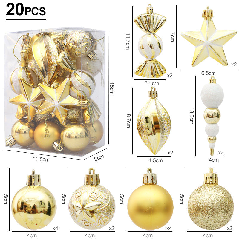 Boules scintillantes | Ornements de sapin de Noël