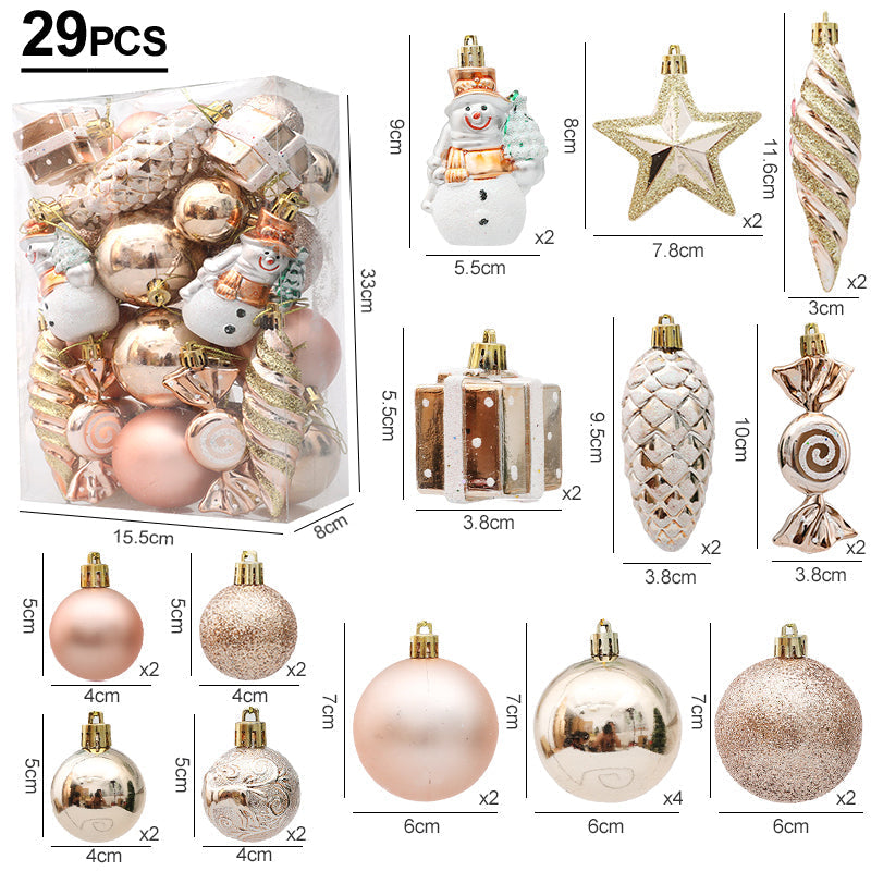 Boules scintillantes | Ornements de sapin de Noël