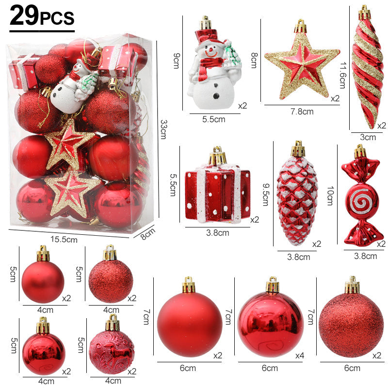 Boules scintillantes | Ornements de sapin de Noël