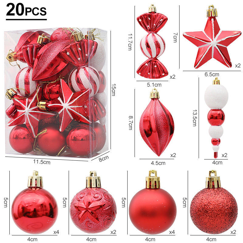 Boules scintillantes | Ornements de sapin de Noël