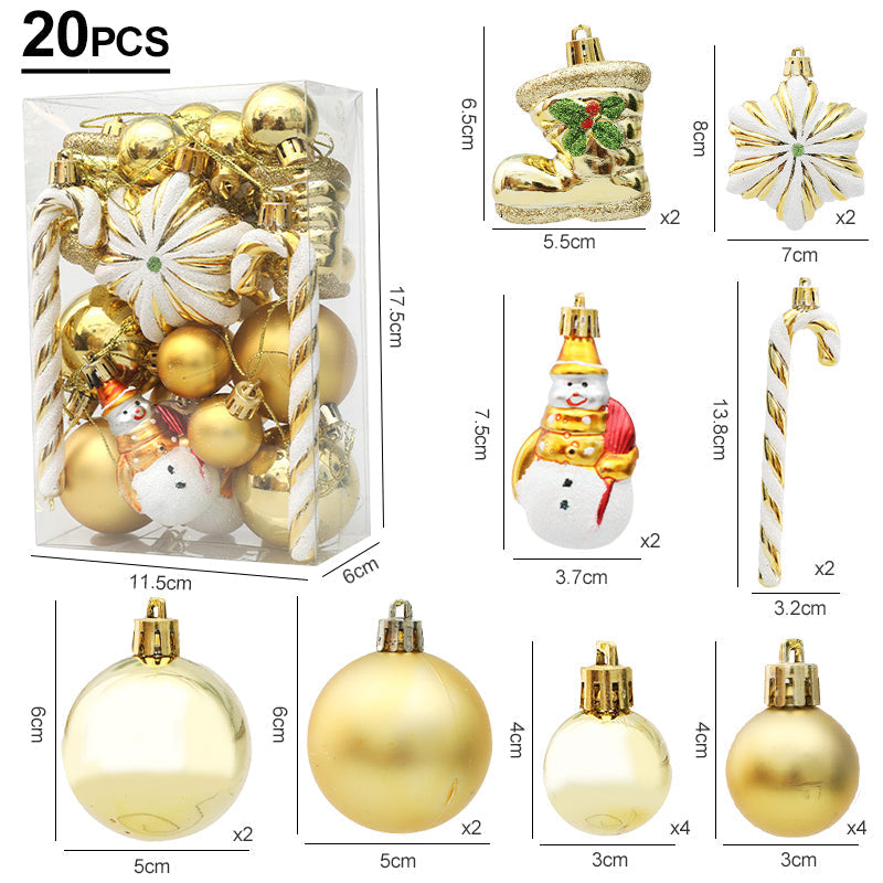 Boules scintillantes | Ornements de sapin de Noël