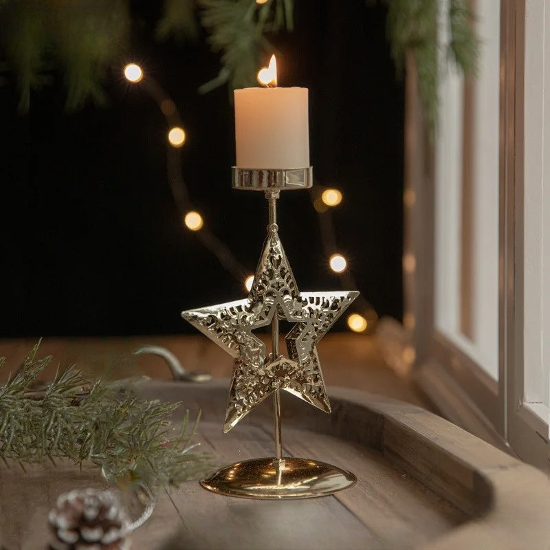 HolidayCharm | Support de bougie pour la table de Noël