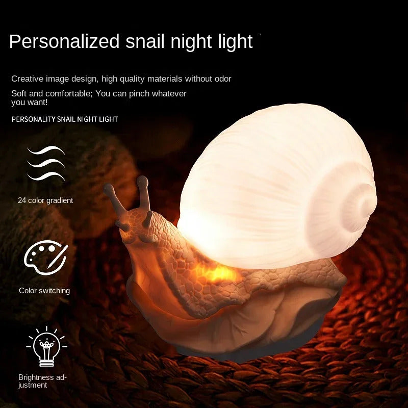 SnailGlow - Lampe d'ambiance tactile