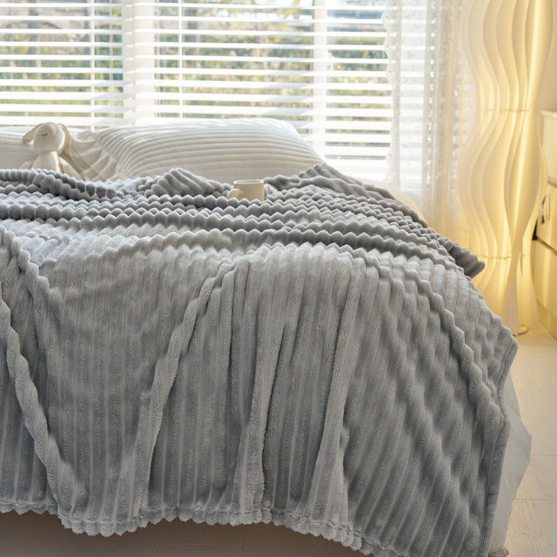 CuddleWave | Couverture en polaire corail épaisse