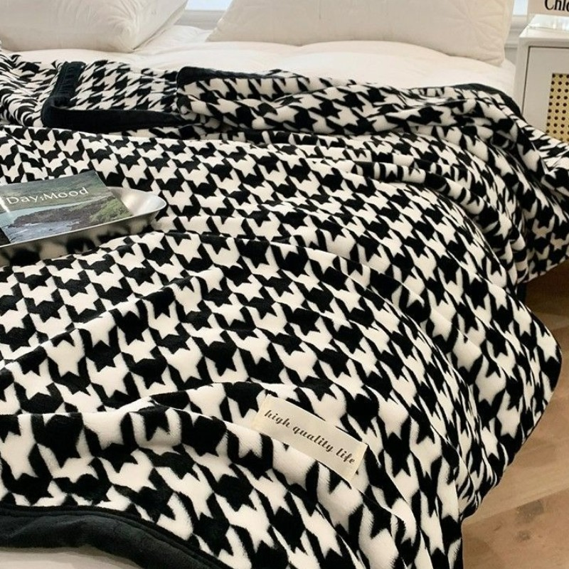 PlaidComfort | Couverture en flanelle à motif à carreaux