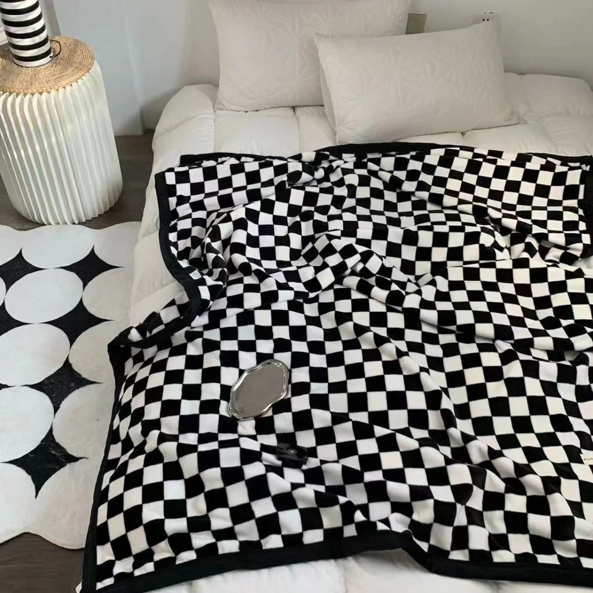 PlaidComfort | Couverture en flanelle à motif à carreaux