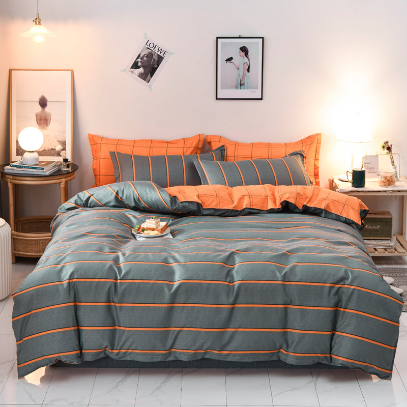 GeoDream | Ensemble de linge de lit moderne avec imprimé
