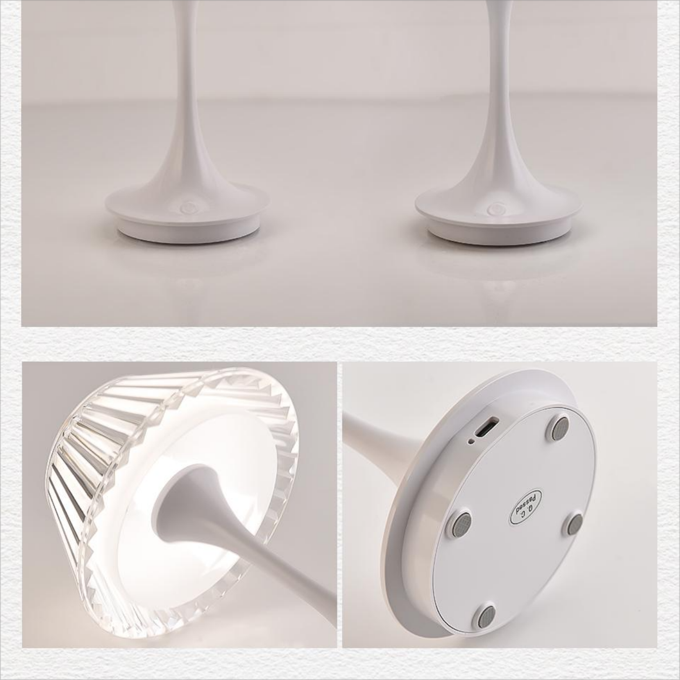 LuxeGlow | Lampe de lit LED décorative