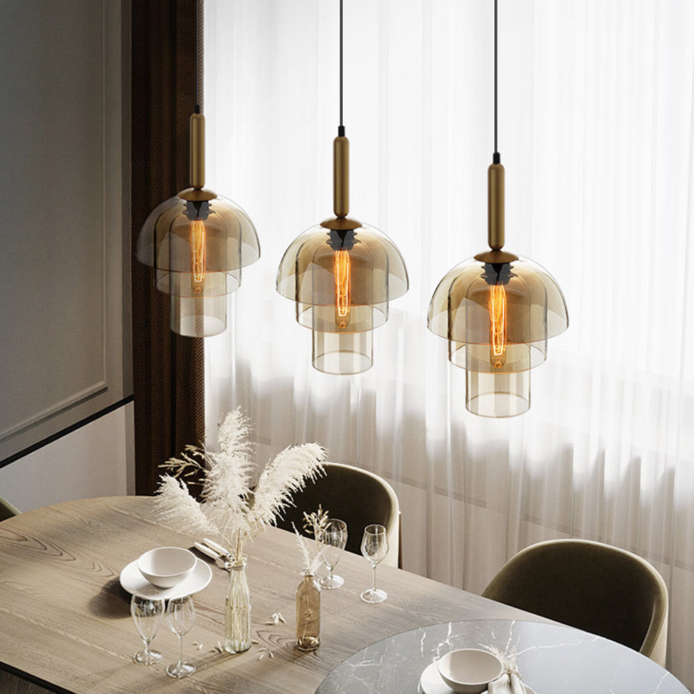 Doma - Luminaires Suspendus en Dôme Modernes | Éclairage pendant contemporain avec câble ajustable
