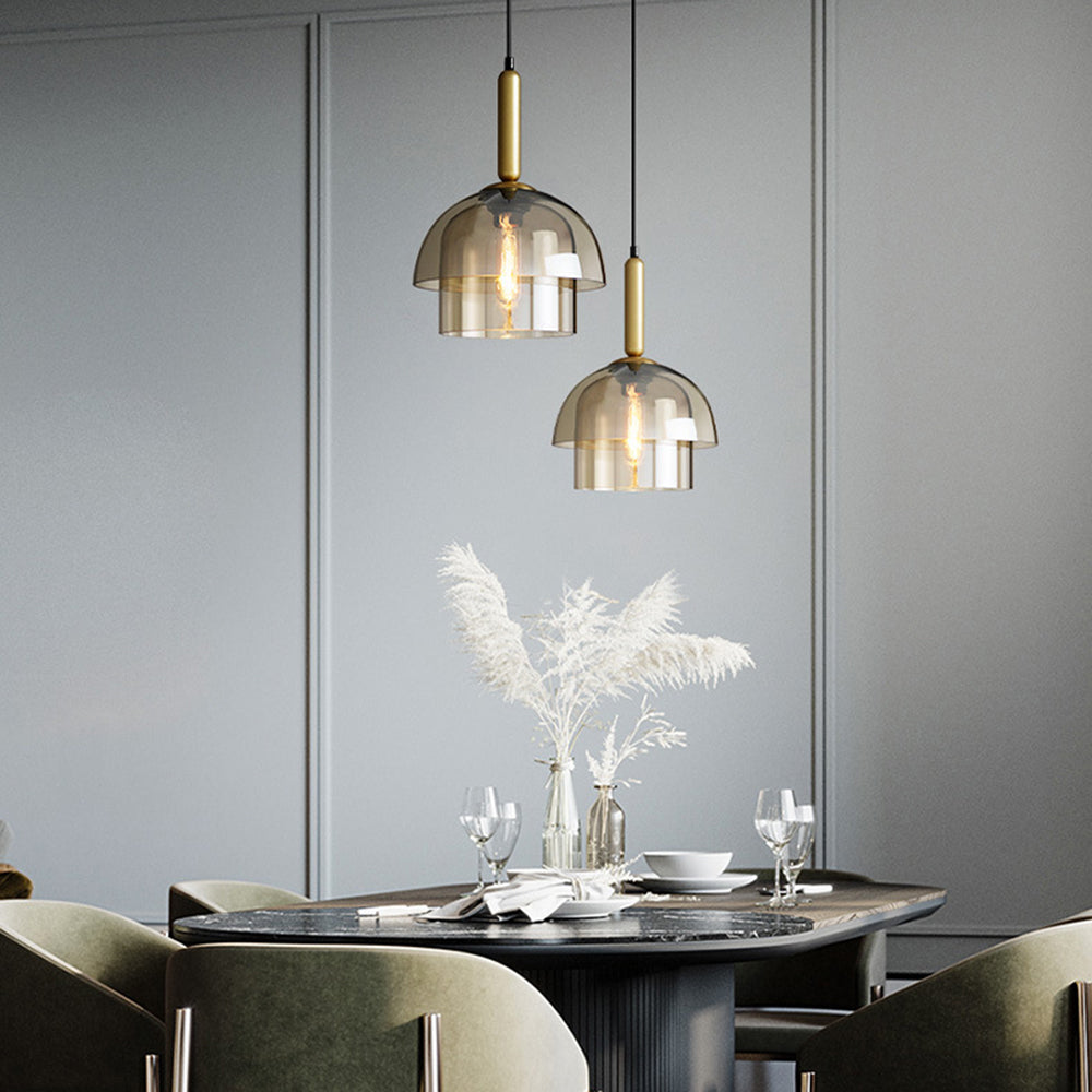Doma - Luminaires Suspendus en Dôme Modernes | Éclairage pendant contemporain avec câble ajustable