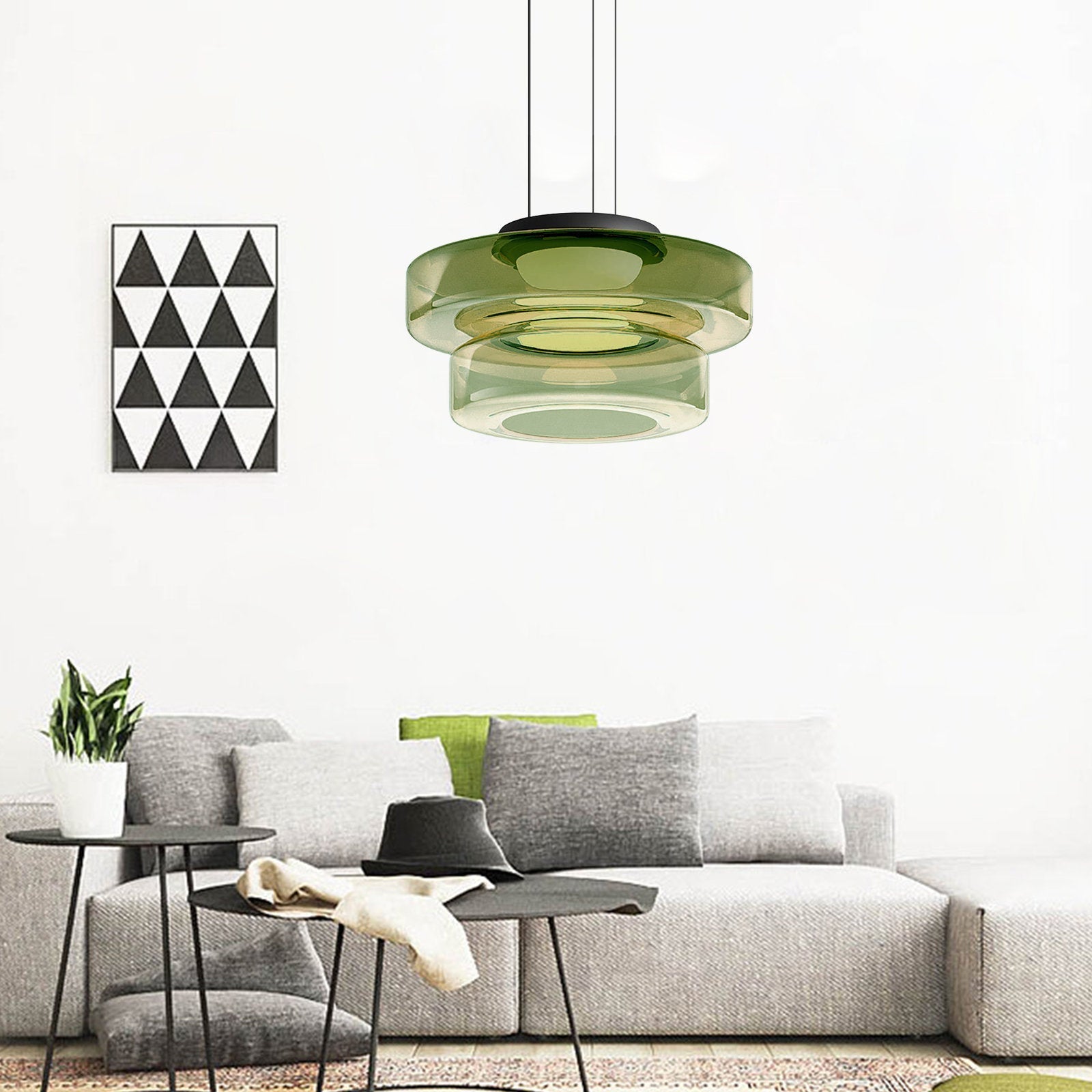 Clario - Suspensions en Verre Modernes | Lampes LED réglables pour intérieurs contemporains