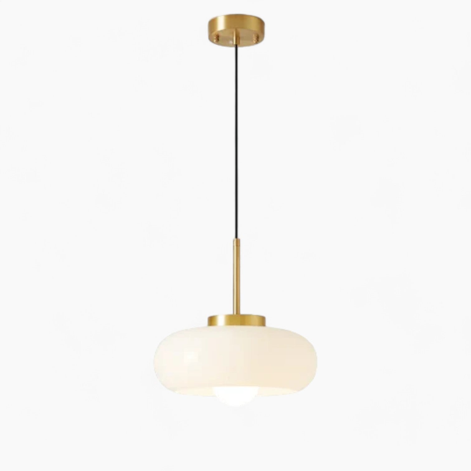Orvalo - Luminaire Suspension en Verre et Cuivre | Design nordique moderne avec douille E27