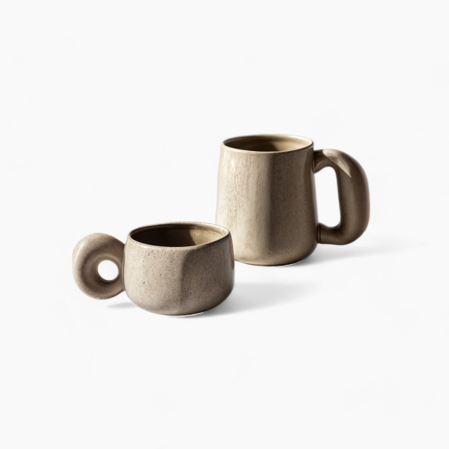 Mugs en pierre faits main Louv | Vaisselle en céramique unique