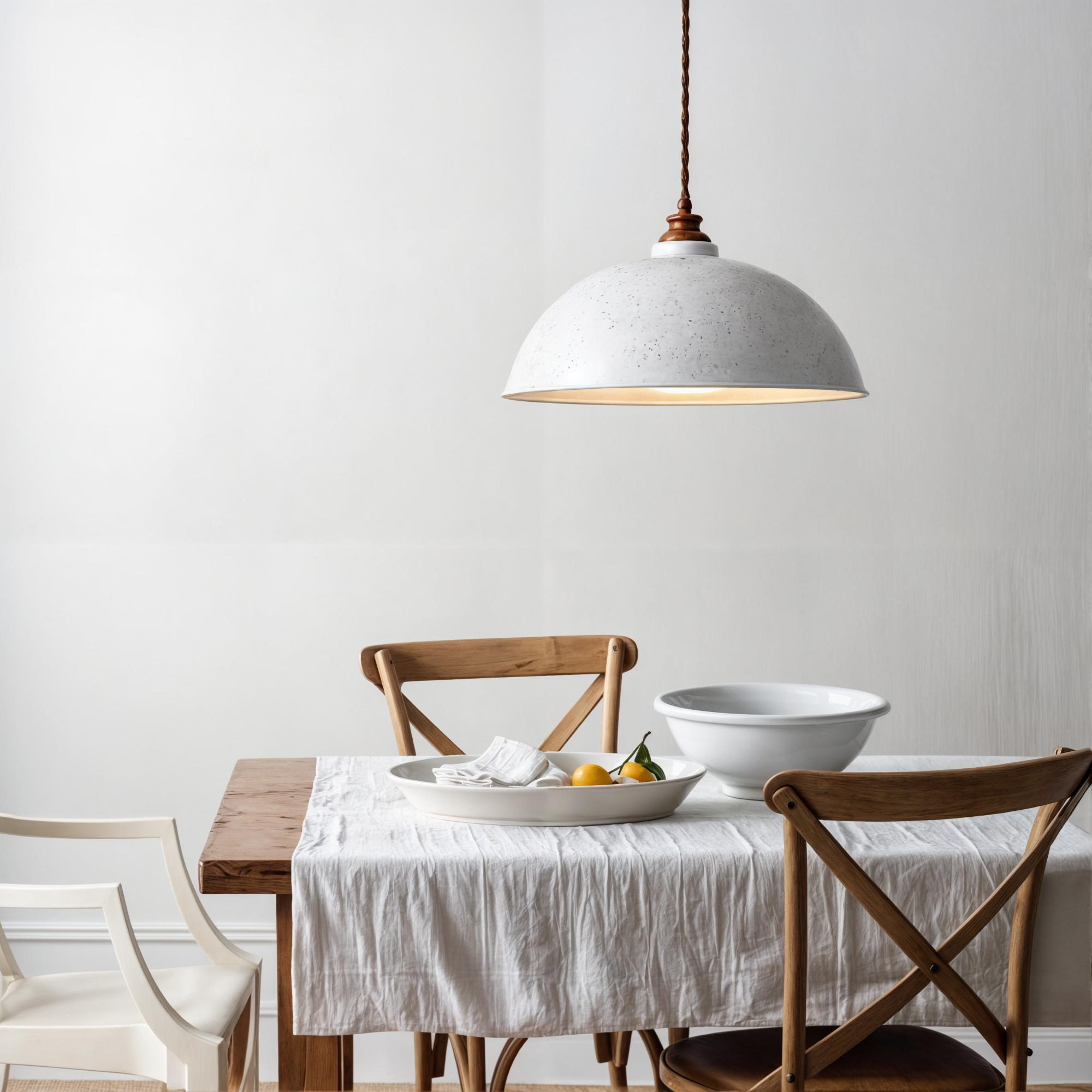 LineaForge - Luminaires Suspendus Modernes | Éclairage en fer forgé blanc à hauteur réglable