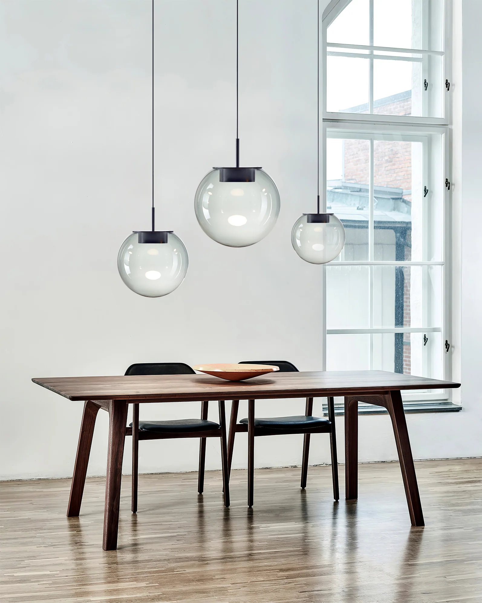 GalvaLux - Lustre LED Moderne | Abat-jour luxueux en verre et finition galvanisée