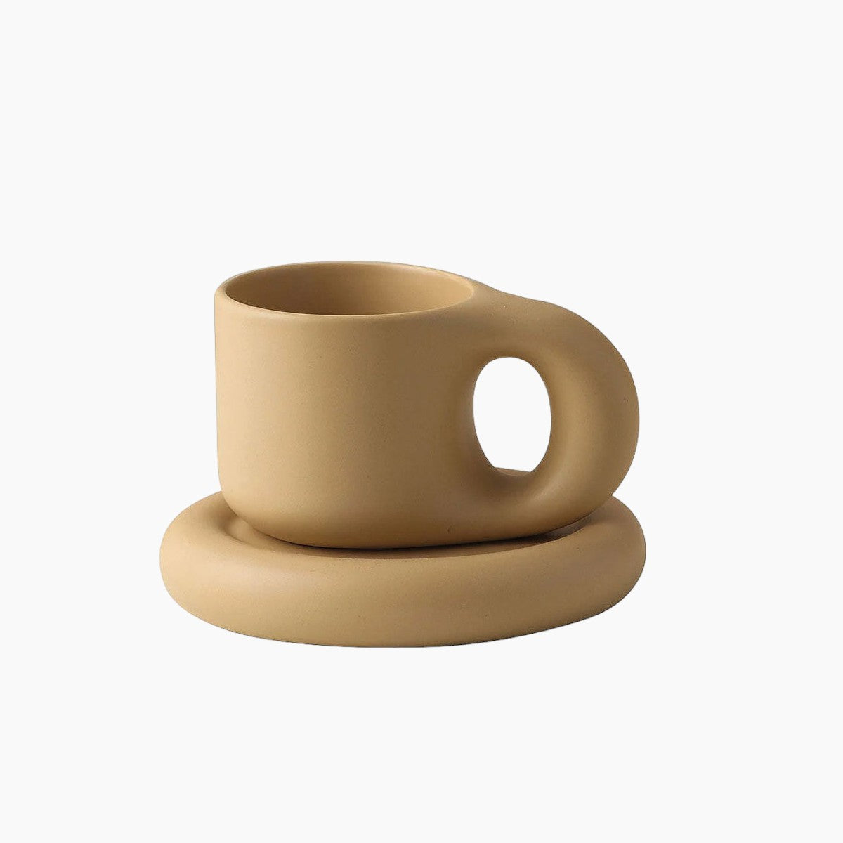 Mug à expresso en céramique épaisse | Élégant, Durable, Parfait pour l'espresso