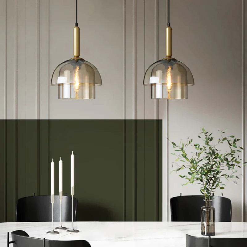 Doma - Luminaires Suspendus en Dôme Modernes | Éclairage pendant contemporain avec câble ajustable