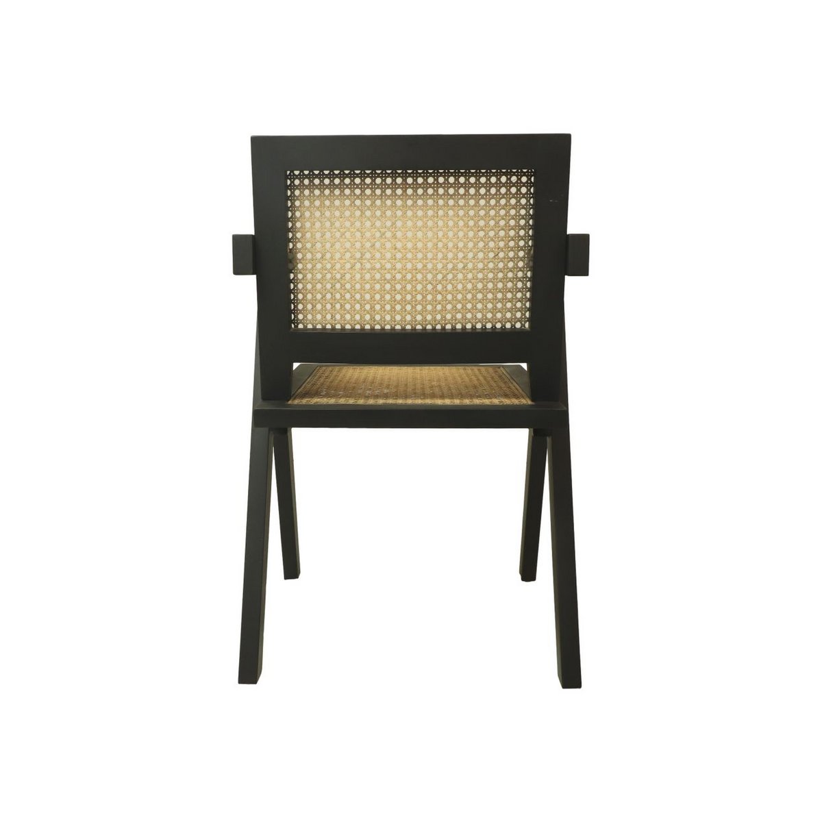 Chaise de Salle à Manger Style Bohème | Chaises Élégantes en Rotin Noir et Naturel